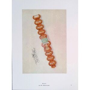 1989 Rolex Ref 4336 Gemstone Bracelet Watch Original Book Plate Horology Art